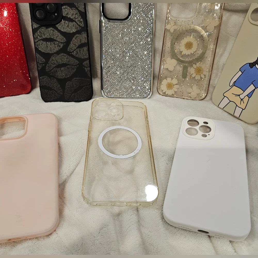 iPhone 13 Pro Max Cases Lot of 9 Variety of Styles & Color EUC